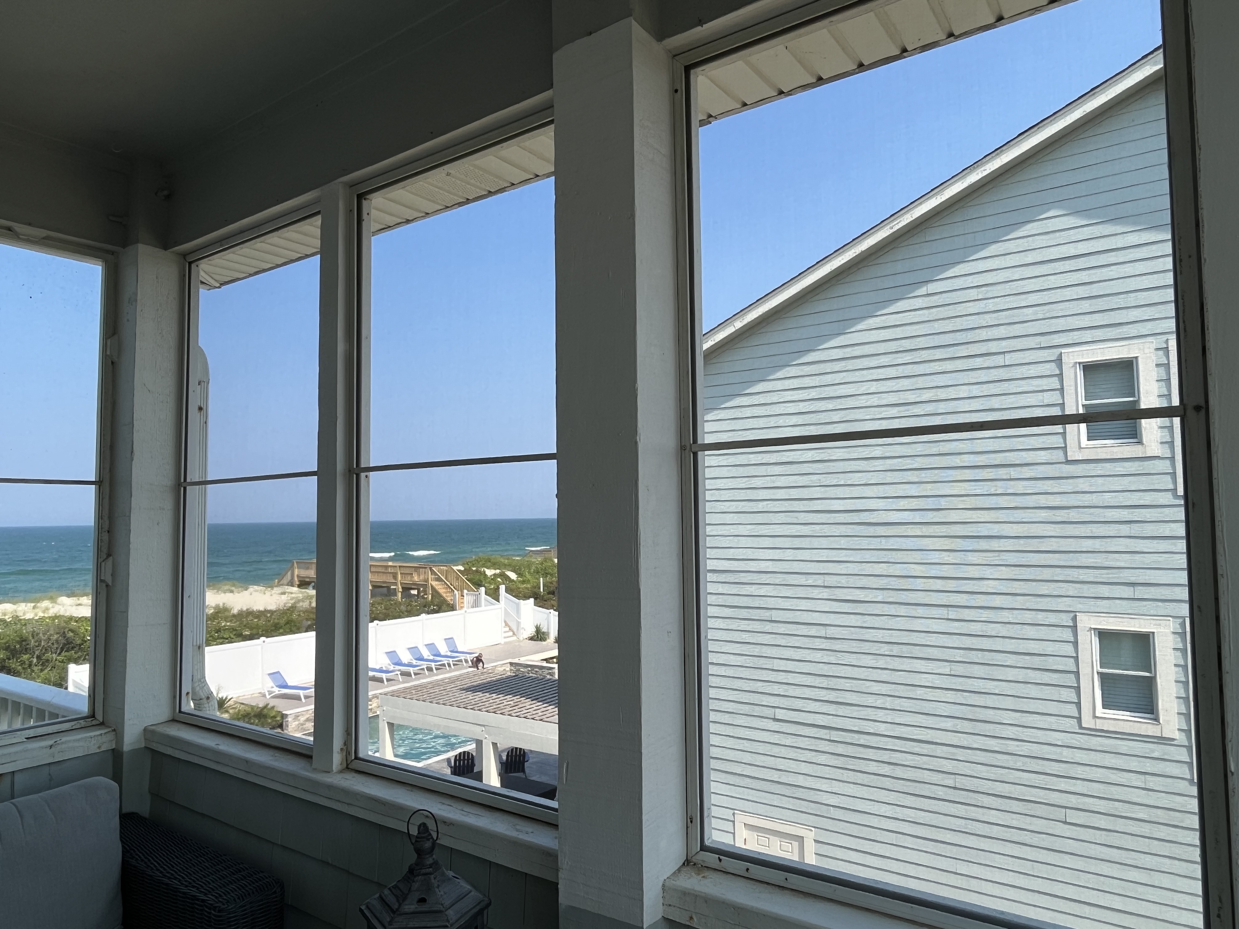 Screen repair to beach house at Outer Banks, NC